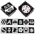 Мягкая 3D детская тканевая книга без бисфенола А с тематикой животных Книга для раннего обучения ребенка первая интерактивная книга для чтения Монтессори