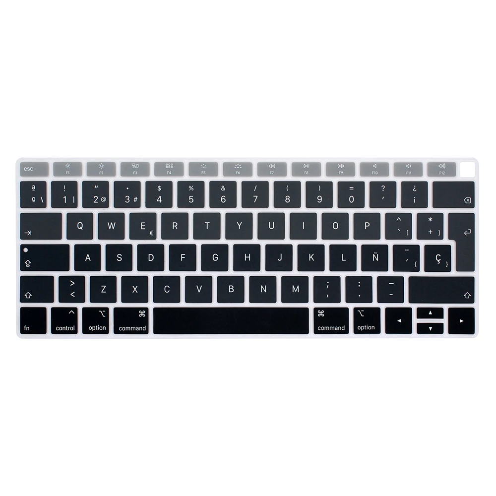 Цветная пленка для клавиатуры Mac Book Air 13 A1932 (2018 2019) touch ID силиконовая защитная с