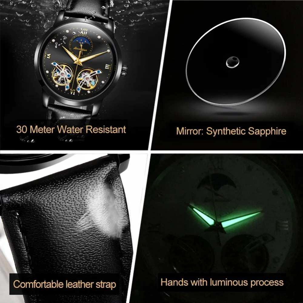 Рисунок 5 - Часы-скелетоны JSDUN с двойным турбийоном