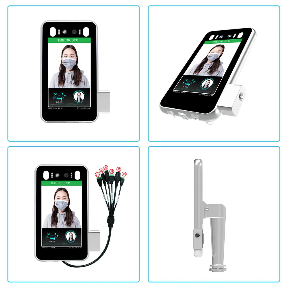 Термокамера с датчиком температуры на запястье тепловизор распознавание лица