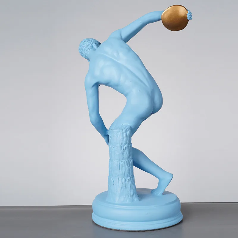 [HHT] скандинавский персонаж скульптура дискуса Метатель украшение для дома