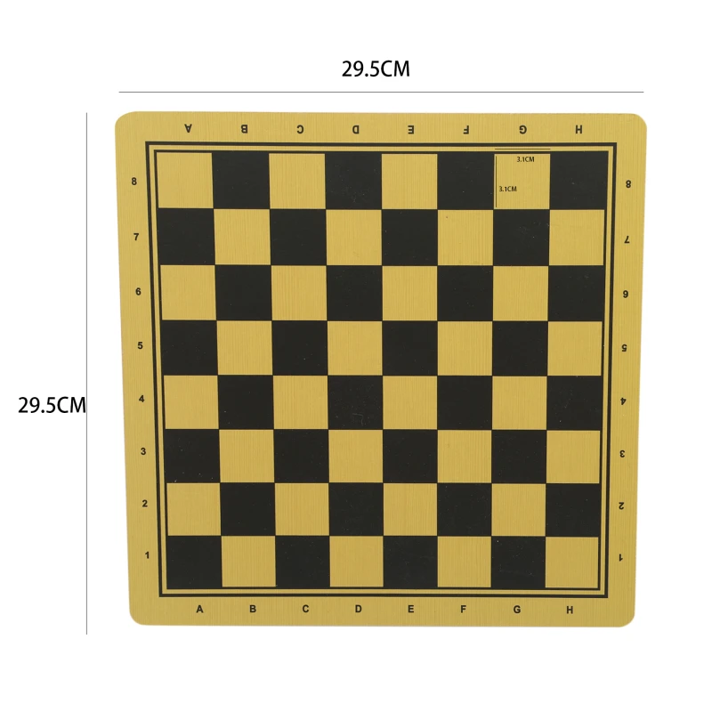 

Paper Tournament Chess Board Kids Educational Games Chess Board Splic Lattice Decoration Table Mat Waterproof Oil Proof Supplies