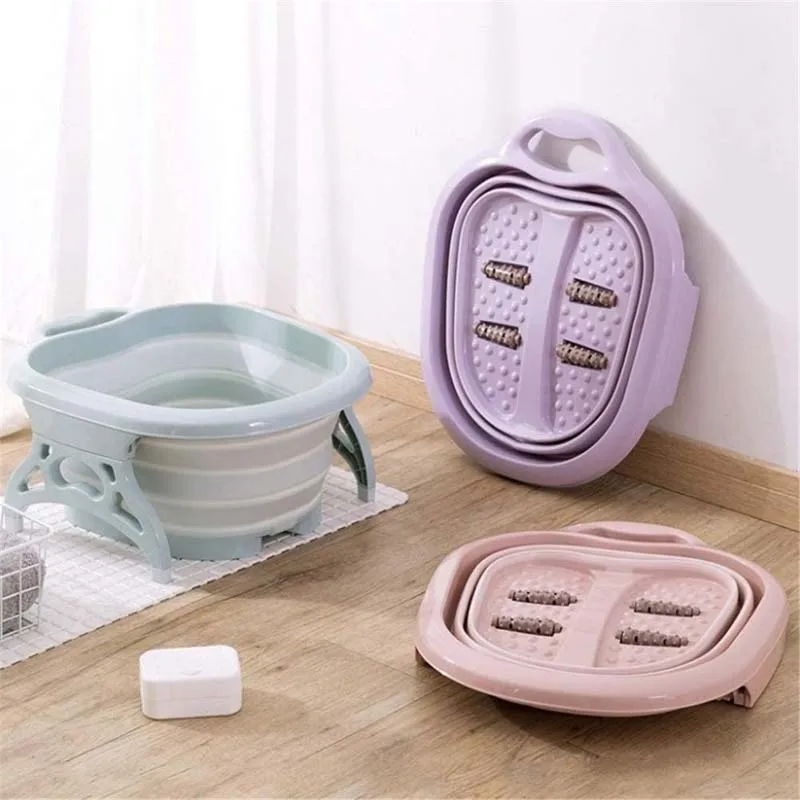

Portable Foot Spa Bucket Lightweight Space-Saving Foot Bath Tool for Soaking Foot Pedicure Spa Foot