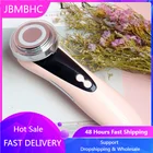 Перезаряжаемый светодиодный фотонный массаж лица, подтяжка кожи, омоложение кожи, омоложение кожи, светодиодная терапия, лечебный массажер