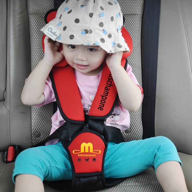 

1-12 Years Simple Car Child Safety Seat High Quality Adjustable Strap Baby Seat Pad Kids Breathable Comfortable Seats With Belt