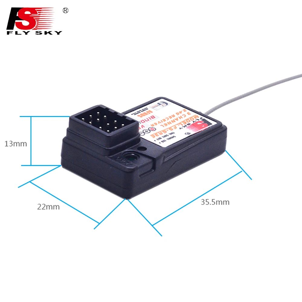 flysky fs gr3egr3f 24g 3 канальный приемник с фу