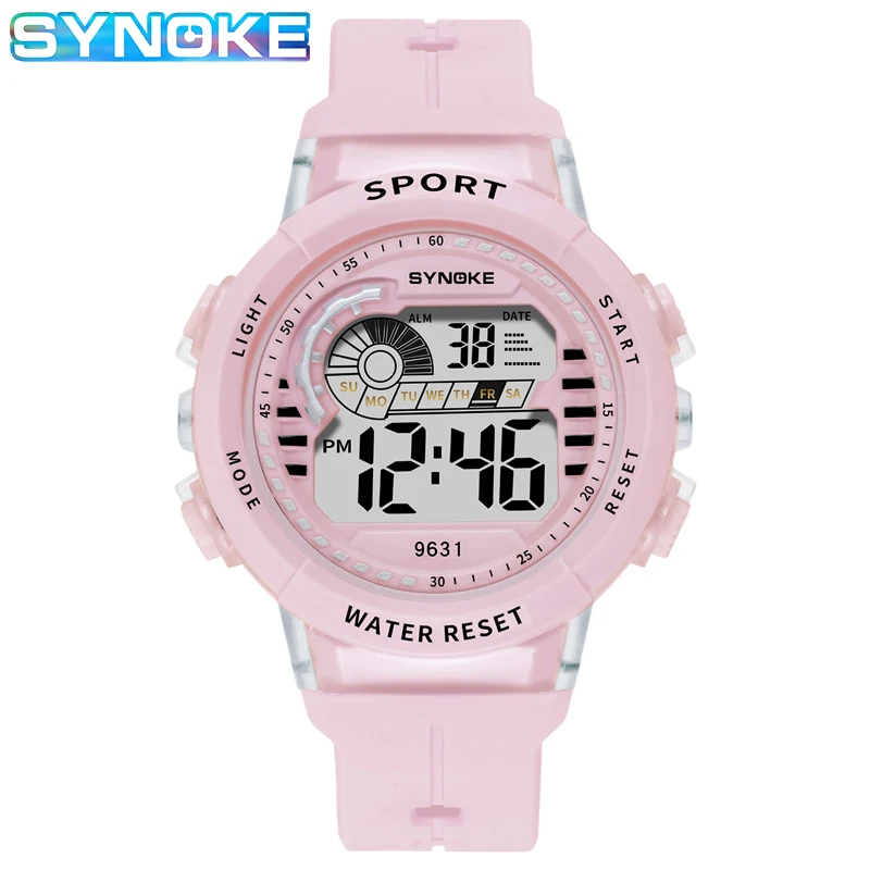 SYNOKE Children Watch Waterproof Shock Kids Sport Watches LED Alarm Electronic Clock Digital Watches For Girls Boys Female Clock synoke children s watches fashion luxury boy girl watch led alarm electronic clock waterproof sport watch for kids digital reloj