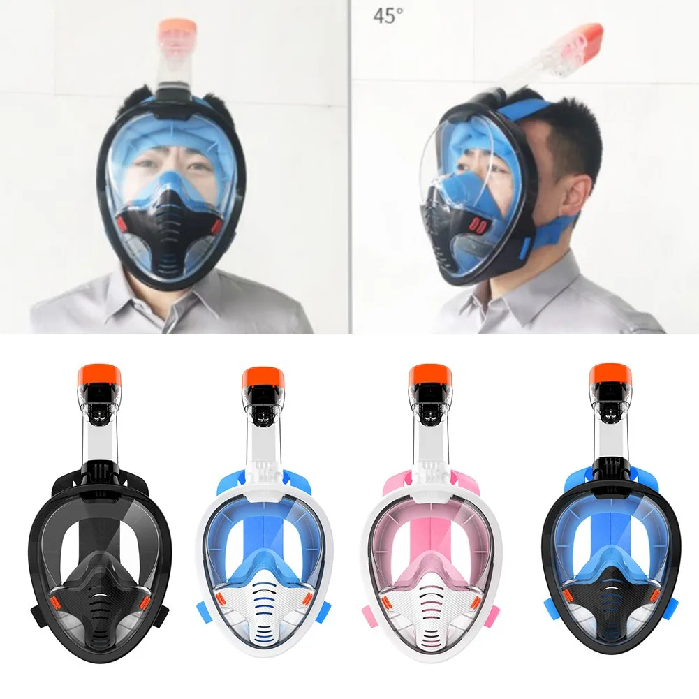 

Swimming Mask Full Face Anti-fog Snorkeling Diving Mask Underwater Mask Glasses Adult Training Mask Safety Protection