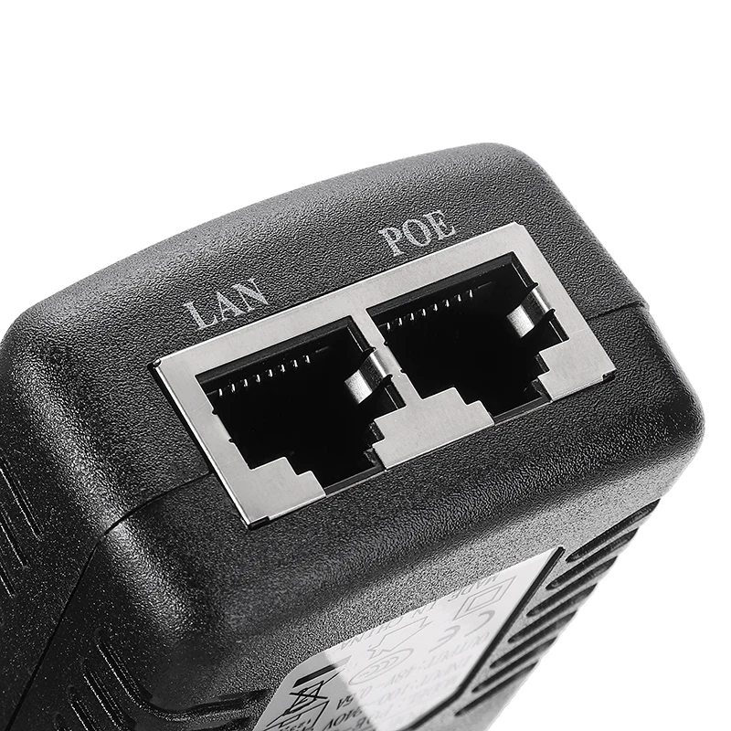 Mayitr 48В 0.5а настенный ЕС разъем POE инжектор Ethernet адаптер подходит для ip телефона