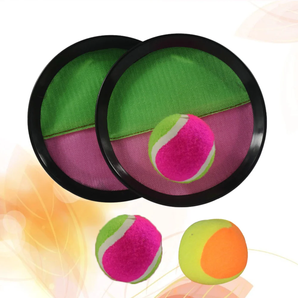 

5 Pcs Toss Catch Sticky Sucker Throw Self-Stick Toys Outdoor Interaction Game Parent-Child Leisure Sports Toys