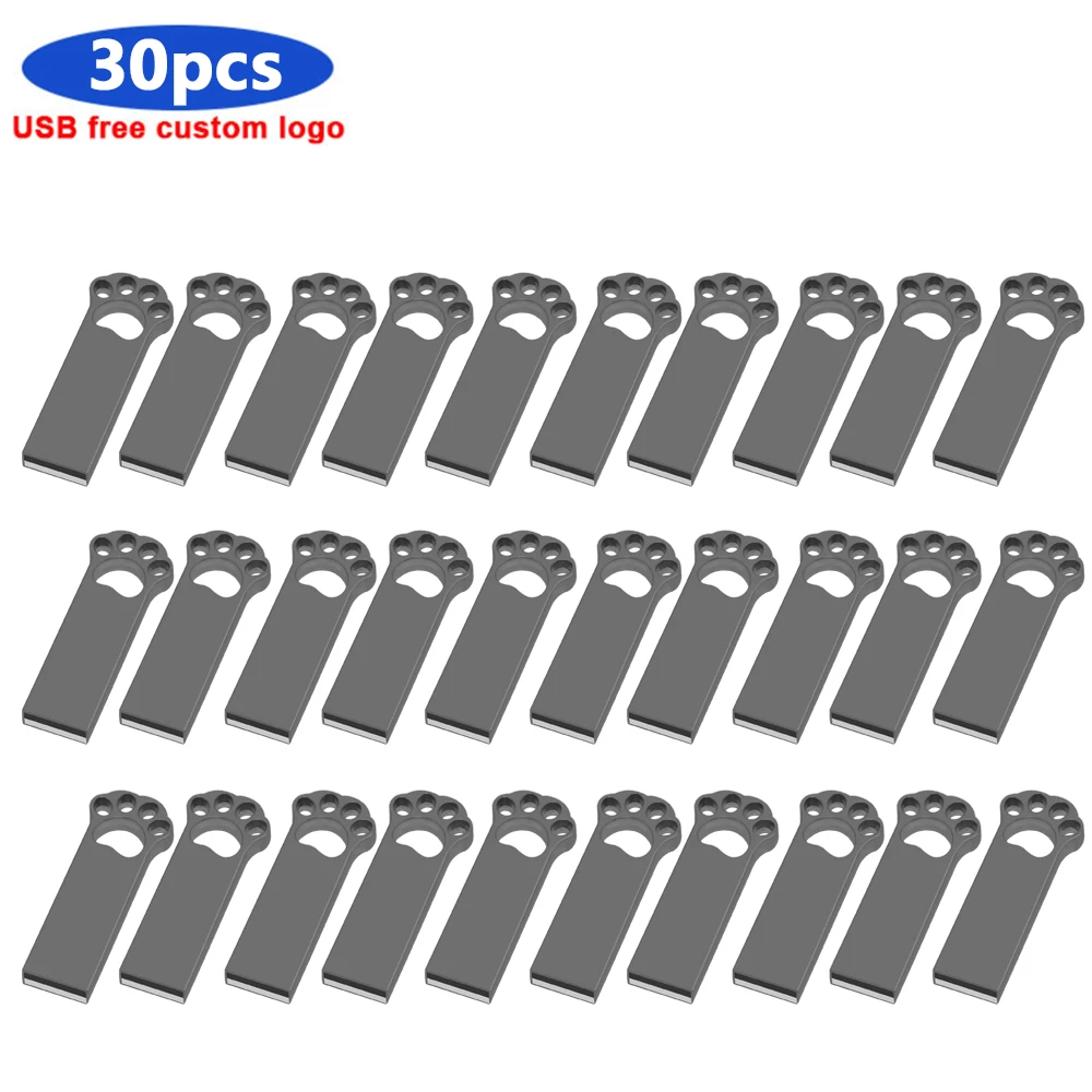 

bulk 30pcs Metal usb flash drive 32GB 16GB pen drive 128GB 64GB waterproof pen drive 8GB flash memory USB 2.0 memo memory stick