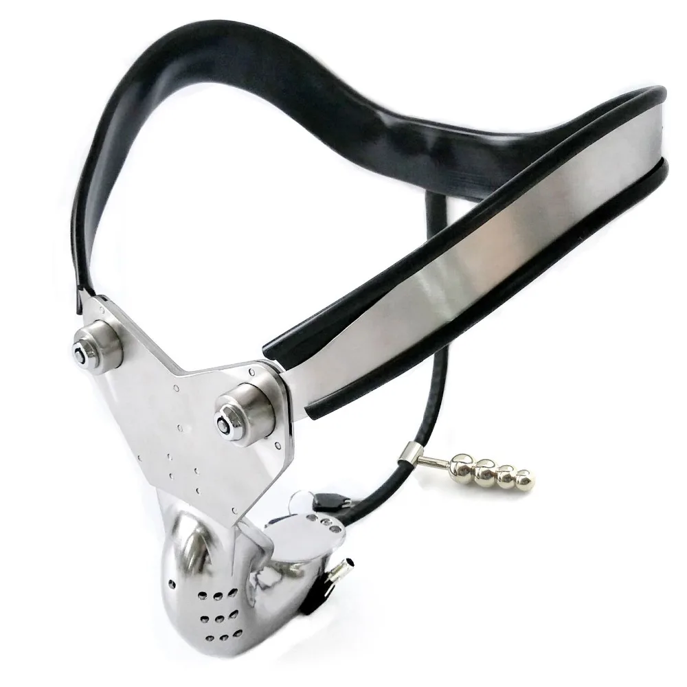 Пояс верности из нержавеющей стали Мужской эротический бандаж на член штаны