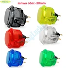 1 шт. оригинальный obsc-30mm sanwa Кнопки, прозрачный Аркады пуговицы для DIY джойстик аркадная игра часть ps4 ps3 Xbox