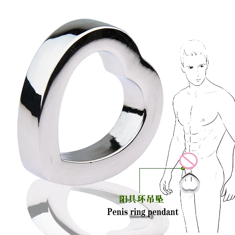 Нержавеющая сталь тяжелый для мужчин кольцо на пенис задерживающее пениса