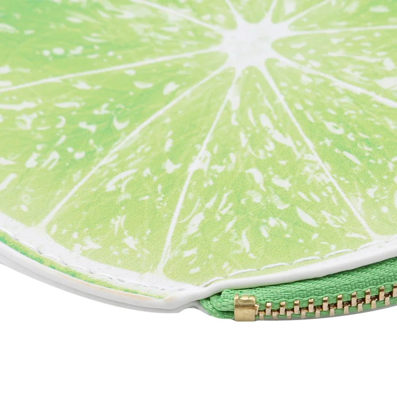 

Coin Purse Children Zip Small Change Purse Wallet Women Pouch Money Bag Girl Kawaii Lemon Fruits Mini Short Coin Holder Wallet