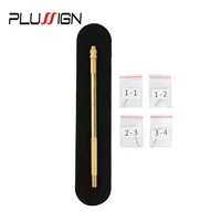 1 11 22 33 4 ventilating needle for wig making copper holder strong asian plussign 5pcslot crochet needle ventilate lace wig