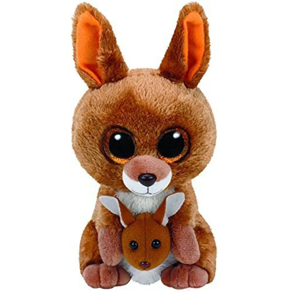 Ty Мягкие и плюшевые Kipper коричневая игрушка Кенгуру 15 см