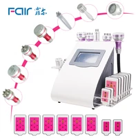 fair new 9 in 1 ultrasonic liposuction 40k cavitation body slimming machine vacuum multipolar rf beauty device for face and body