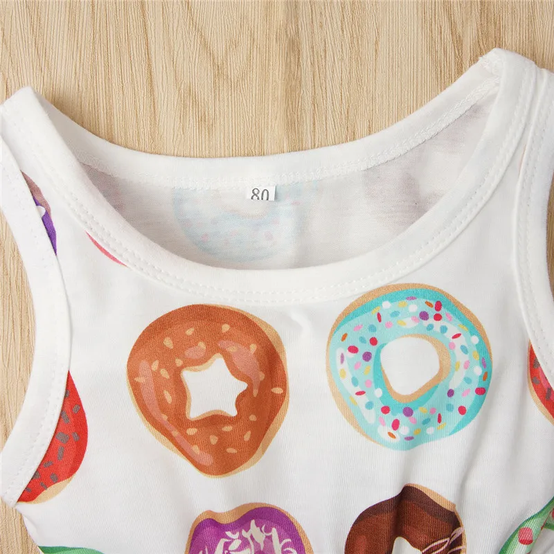 Летняя одежда для маленьких девочек комбинезоны с кисточками без рукавов