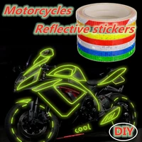 motorcycle car reflective tape fluorescent strip car accessories car accessories motorcycle sticker 8mx1cm vinyl motorcycle rim