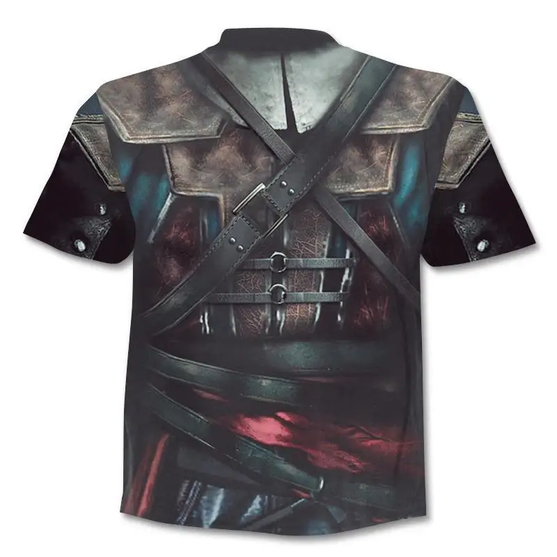 

2021 Summer New Products 3D-printed Horror Skull Short Sleeve T-Shirt Casual Fashion Fitness Extra Large Breathable Top110-6xl