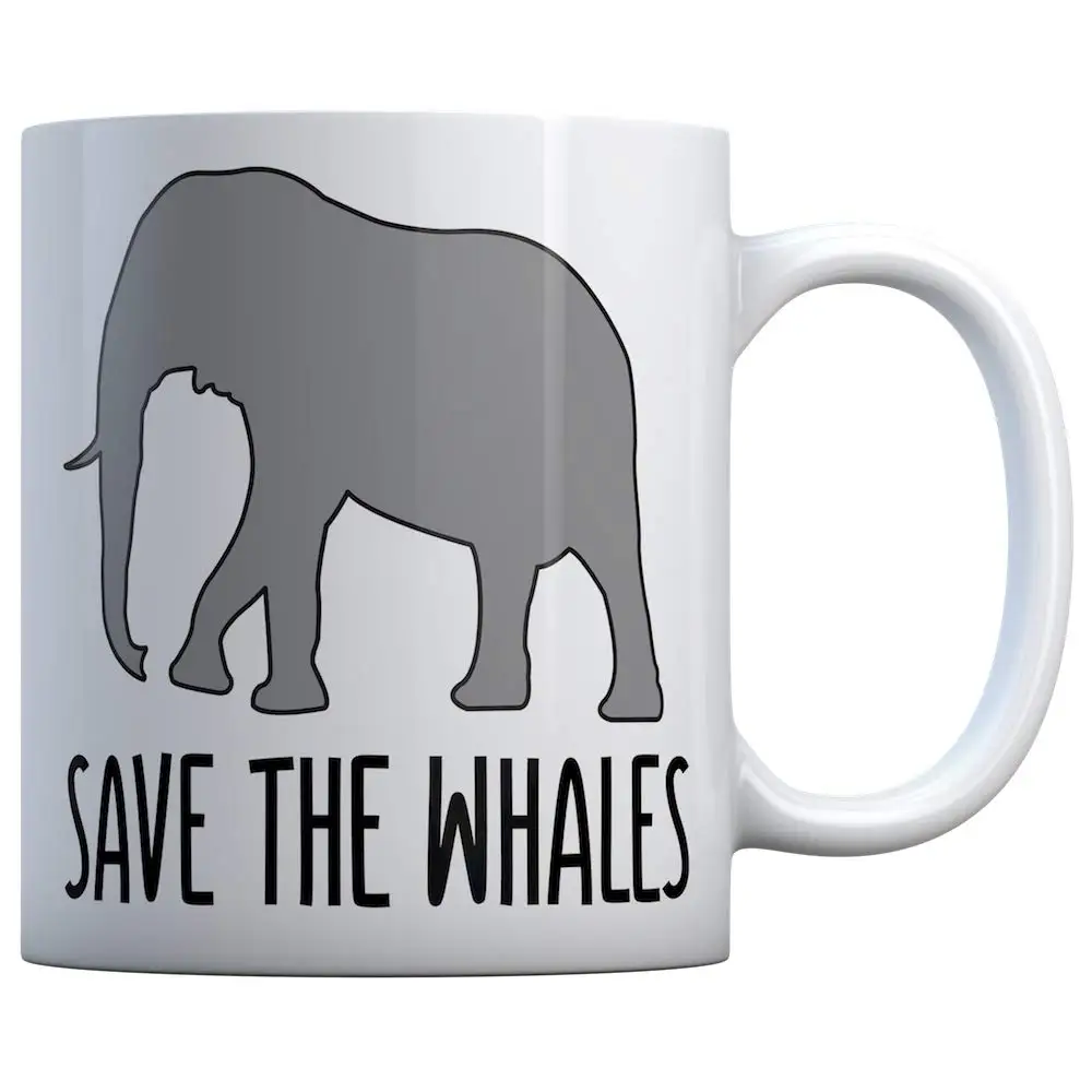 Кружка сохранить киты забавная кофейная кружка для влюбленных Кита кружка-орка с