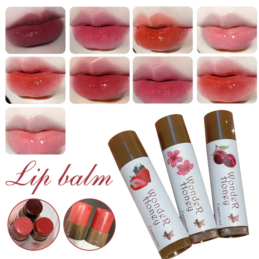 

Lip Balm Set Long Lasting Fruit Flavor Lip Moisturizer for Dry Chapped Cracked Lips Moisturizing Lipstick Lip Care Dropshipping