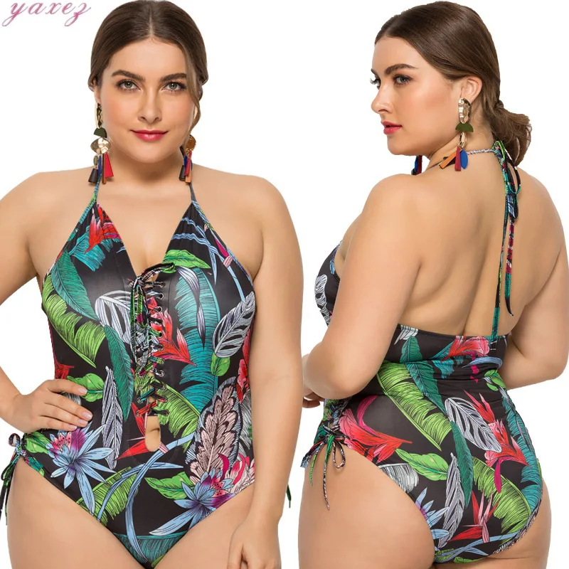 Женский слитный купальник с высокой талией и эффектом пуш-ап | Женская одежда