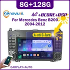 автомагнитола 2дин андройд 10 с экраном магнитола для Mercedes Benz B-Class W245, B200, класса А, W169, W906, Sprinter, Viano, VW Crafter Carplay интеллектуальные системные видеоплееры Навигация магнитофон в машину