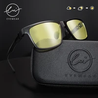 lm 2021 brand new men photochromic aluminum sunglasses women polarized uv400 sun glasses rectangle shade hiking oculos masculino