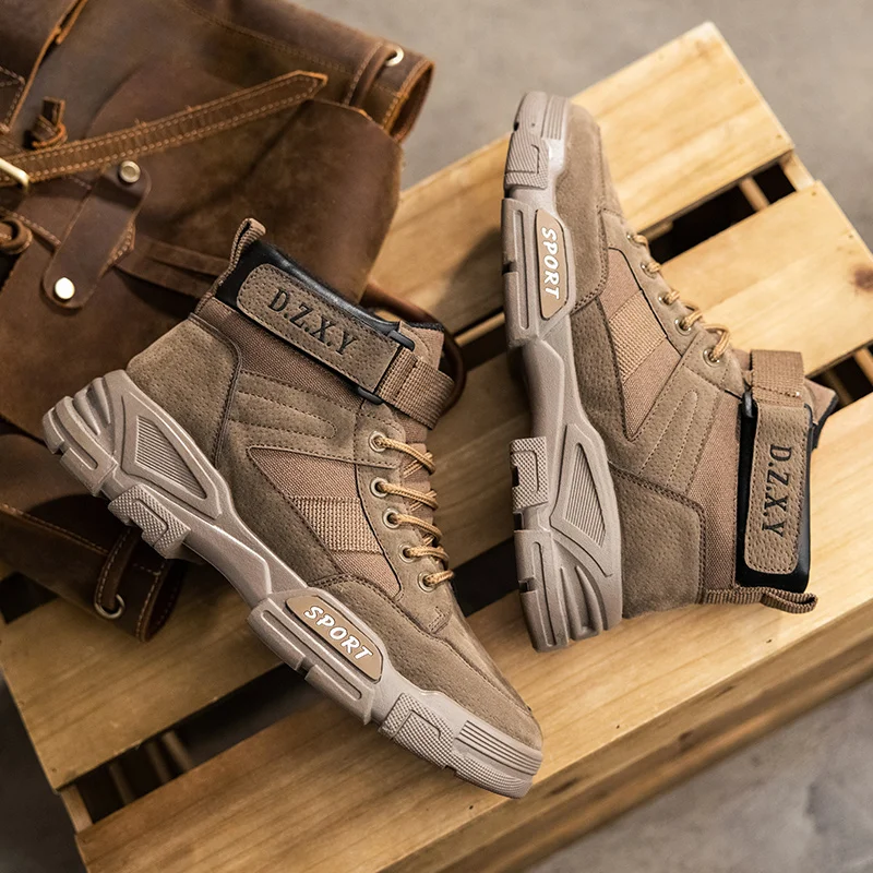 

CYYTL Men's Safety Shoes Work Boots Anti-smashing Anti-puncture Protective Outsole Soft Bottom Safety Winter Botas Industrial