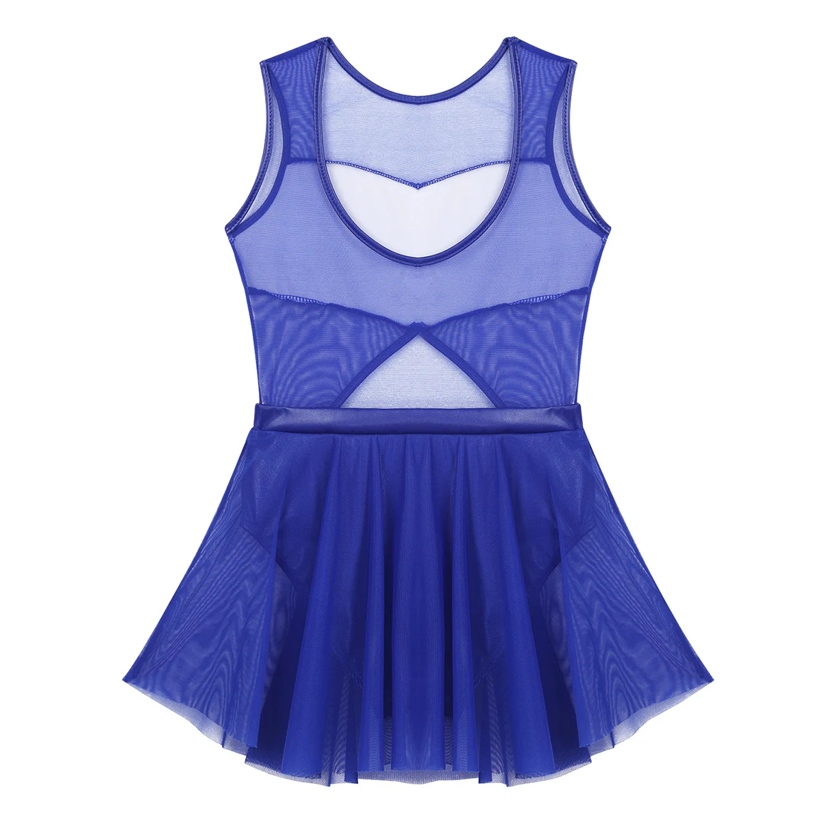 ChicTry/балетный костюм из искусственной кожи с сеткой для подростков