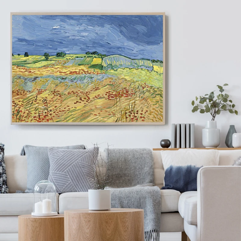 

Famous Van Gogh Cafe Terrace At Night Oil Painting Reproductions on Canvas Posters and Prints Wall Art Picture for Living Room