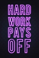 hard work neon sign tin sign tin plates wall decor retro vintage metal sign neon sign for club man cave cafe pub home