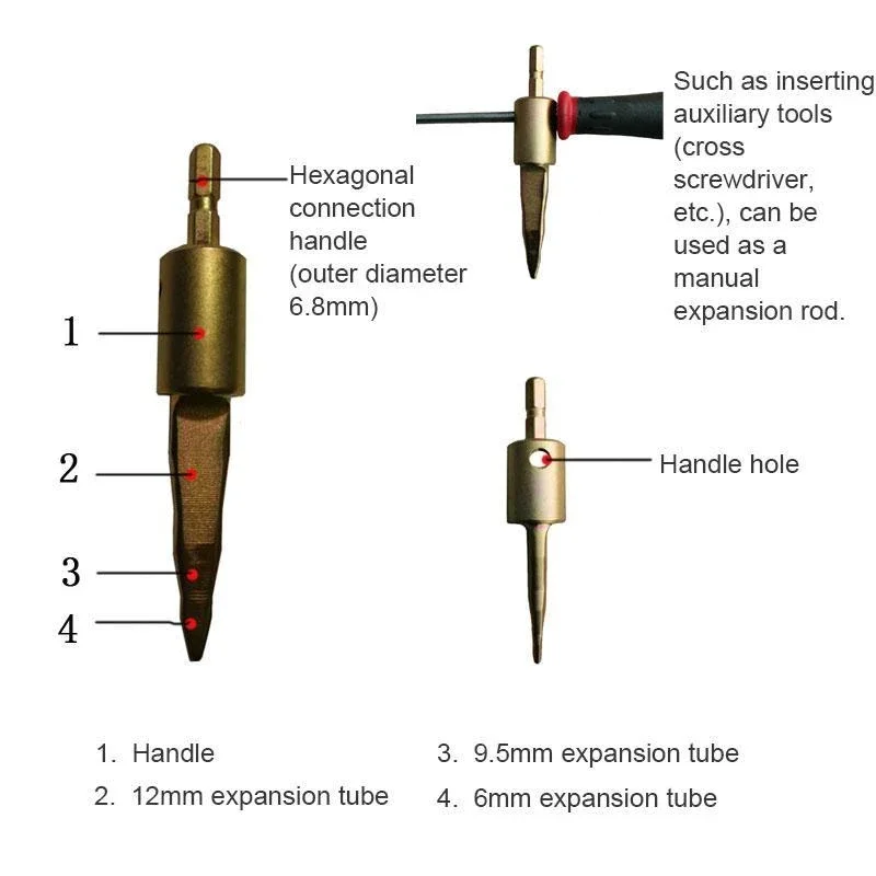 Electric Drill Tube Expander Tools Pipe Connectter | Инструменты