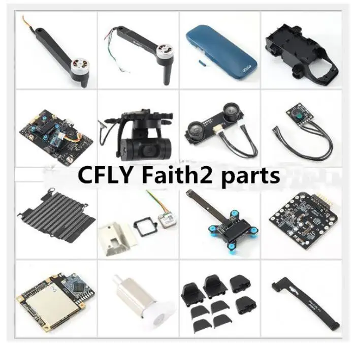 

Запчасти для радиоуправляемых дронов CFLY Faith 2 faith2 DF808, пропеллеры, лопасть, корпус, пульт дистанционного управления, камера, приемная плата, к...