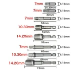 38 шт. шестигранный хвостовик ключ привод электрическая дрель переходник для дрели удлинитель для наконечников набор адаптеров для отверток 14 38 12 инструменты