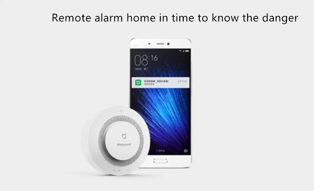 Xiaomi MIJIA AQARA, беспроводной пожаробезопасный детектор дыма, датчик будильника, автоматическое самотестирование, напоминание для системы охранной сигнализации