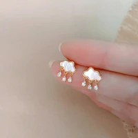new classic fritillary cloud raindrop stud earrings for women 2021 korean fashion jewelry unusual earrings accessories for girls