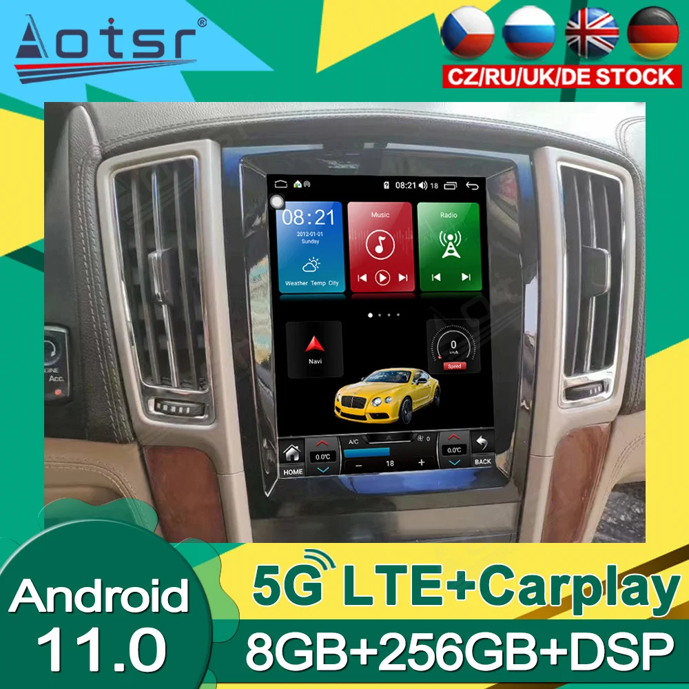 

Android 11 256G Multimedia Auto Stereo Player For Cadillac Escalade SLS STS 2007 - 2012 Car Radio Video Tesla GPS Navigation DPS