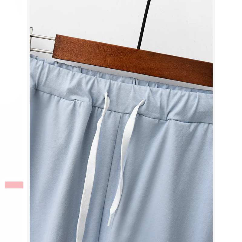 

100% cotton pajamas women spring and summer short-sleeved shorts round neck Japanese sweet cute strawberry home service