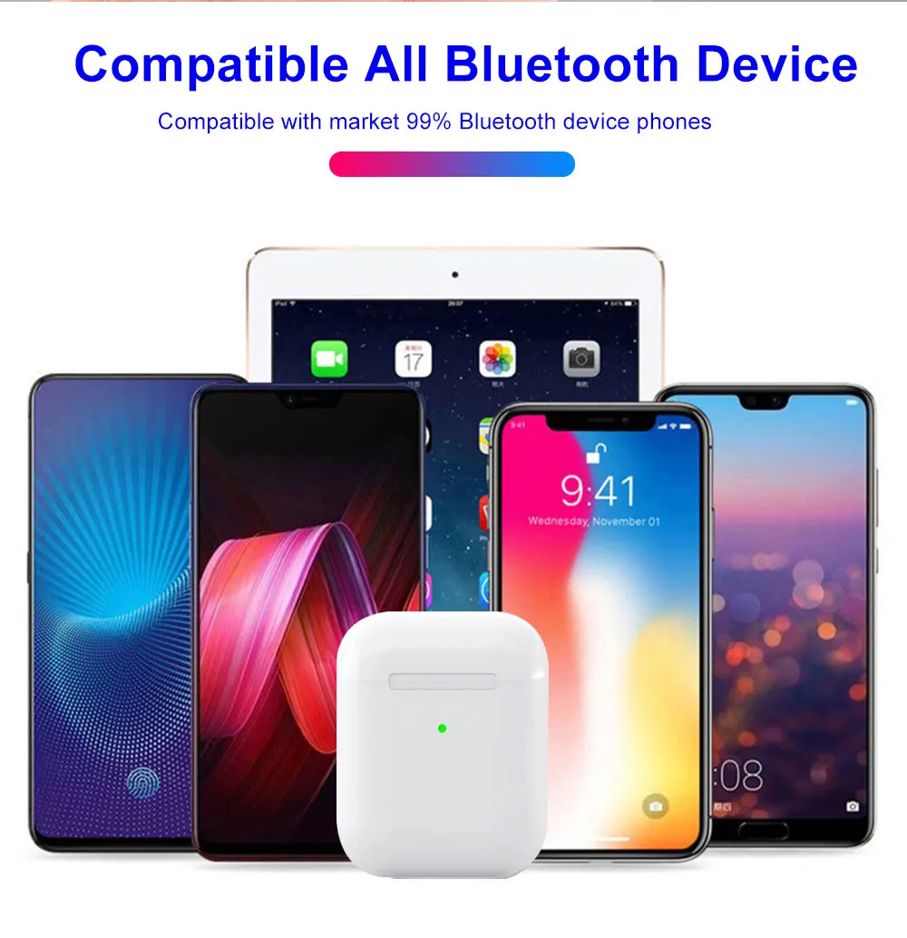 I1000 TWS Bluetooth 5,0, наушники-вкладыши, умный сенсор, TWS, беспроводные наушники, черные и белые наушники, наушники, всплывающие наушники, Pk i5000