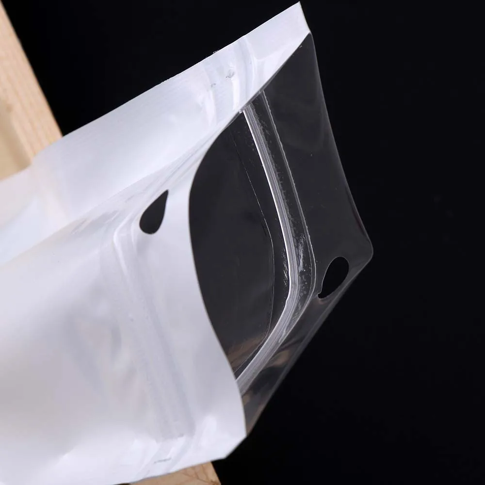Белая прозрачная упаковка мешок Пластик потребительская в виде прозрачные сумки