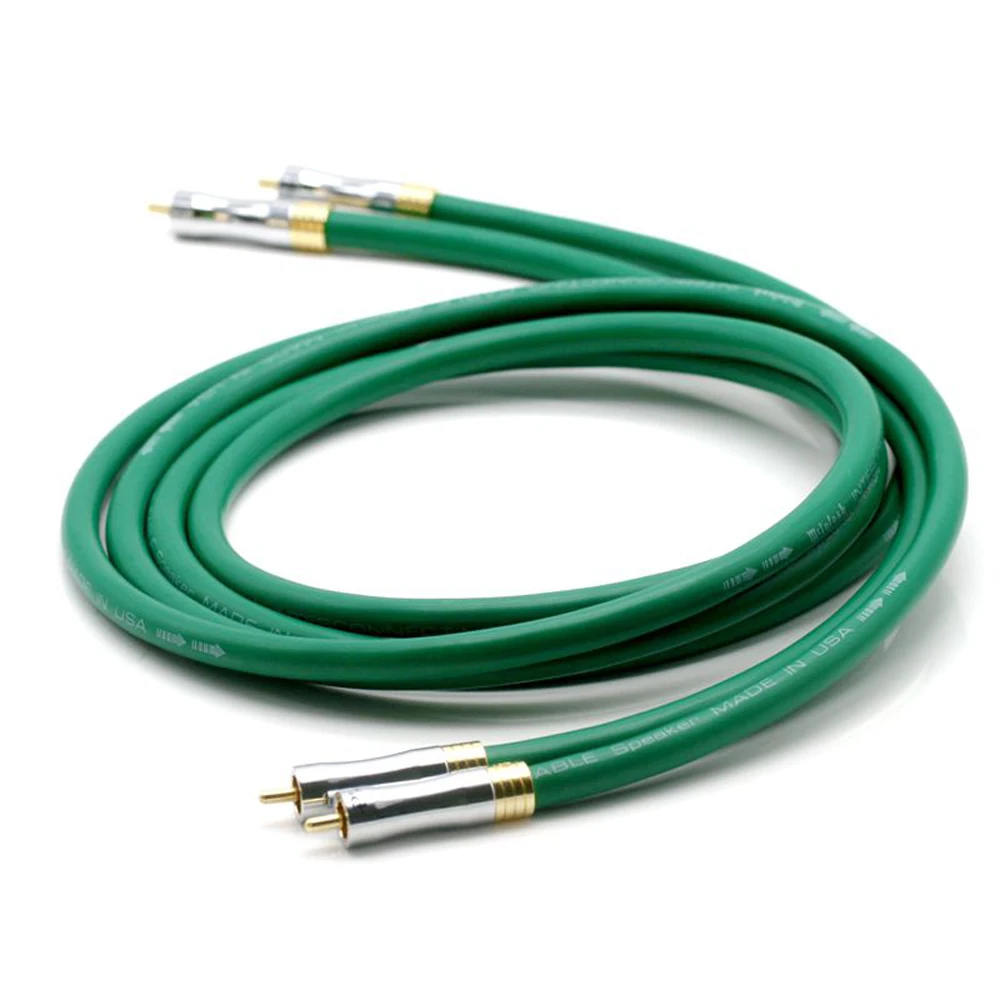 Бесплатная доставка аудио кабель Audiocrast 2328 4N медь RCA соединение провод с