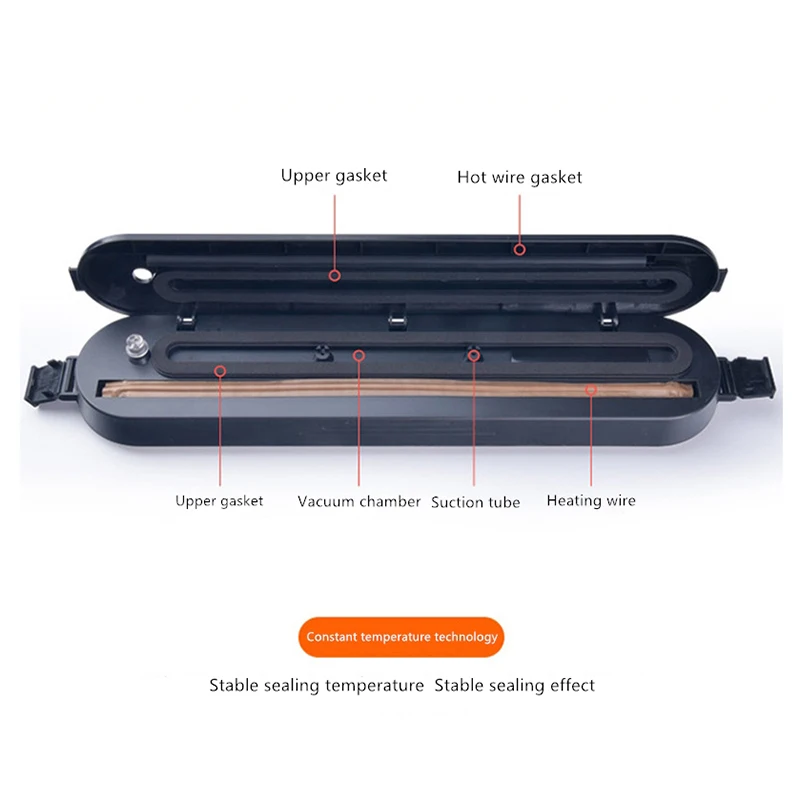 Пищевой вакуумный упаковщик автоматический бытовой и промышленный 220 В/110 В