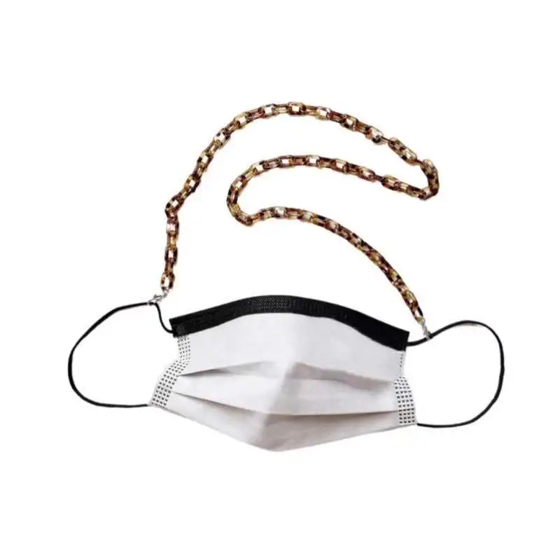 Новый простой акриловый шнурок в европейском стиле с леопардовым принтом