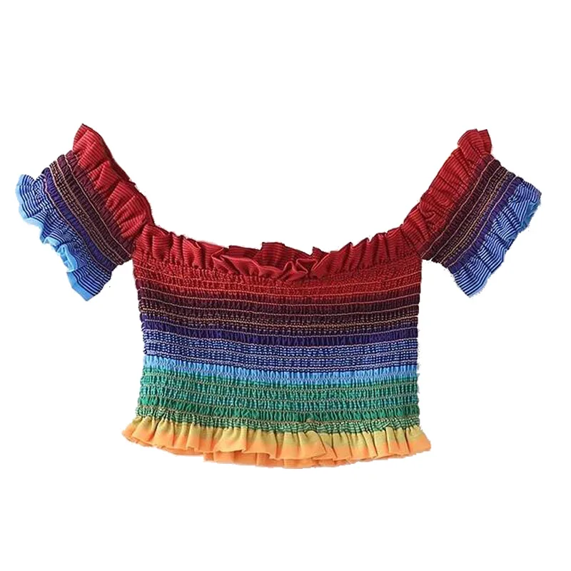 

Женский укороченный топ-бюстье, сексуальный летний топ на бретелях, Женский Топ на бретельках, укороченный топ-бюстье, укороченный топ HH50BX