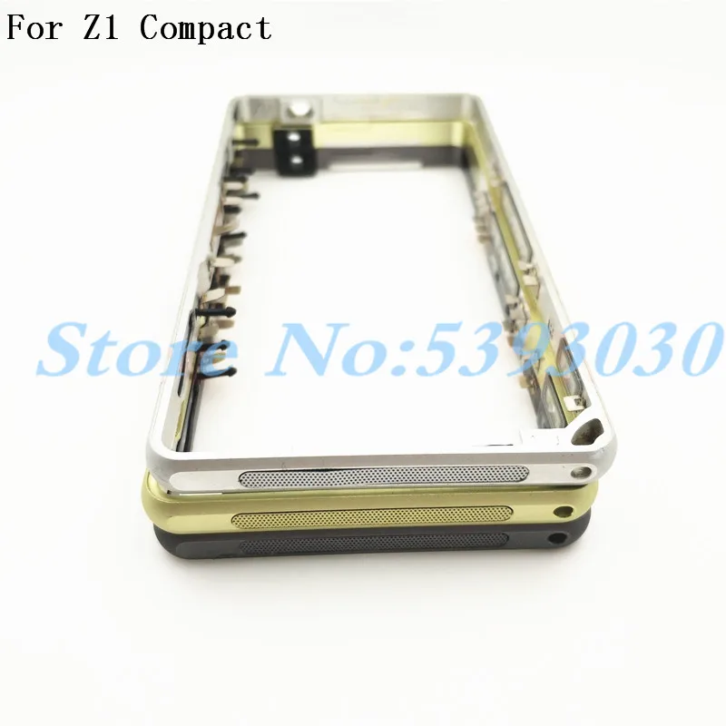 Новинка средняя рамка пластина металлический корпус крышка для Sony Xperia Z1 Compact Mini