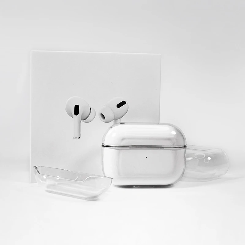 Новинка 2021 прозрачные чехлы для Apple AirPods 1 2 Pro жесткие Air Pods чехол беспроводных