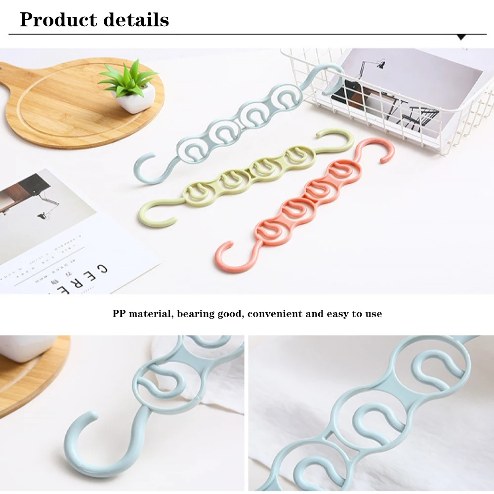 Clothes Coat Hanger Organizer Multi-port Support Baby Drying Racks Plastic Scarf Cabide Storage Rack Hangers For | Дом и сад